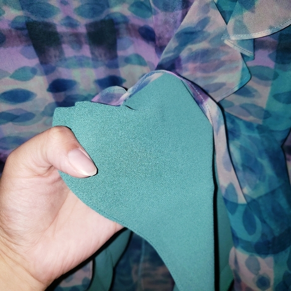 Soft Surroundings Ruffle Midi Dress - Picture 7 of 9